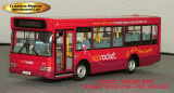 SOLENT BLUE LINE-RED ROCKET POINTER DART UKBUS 3027